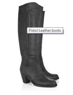 Acne Pistol Leather Boot